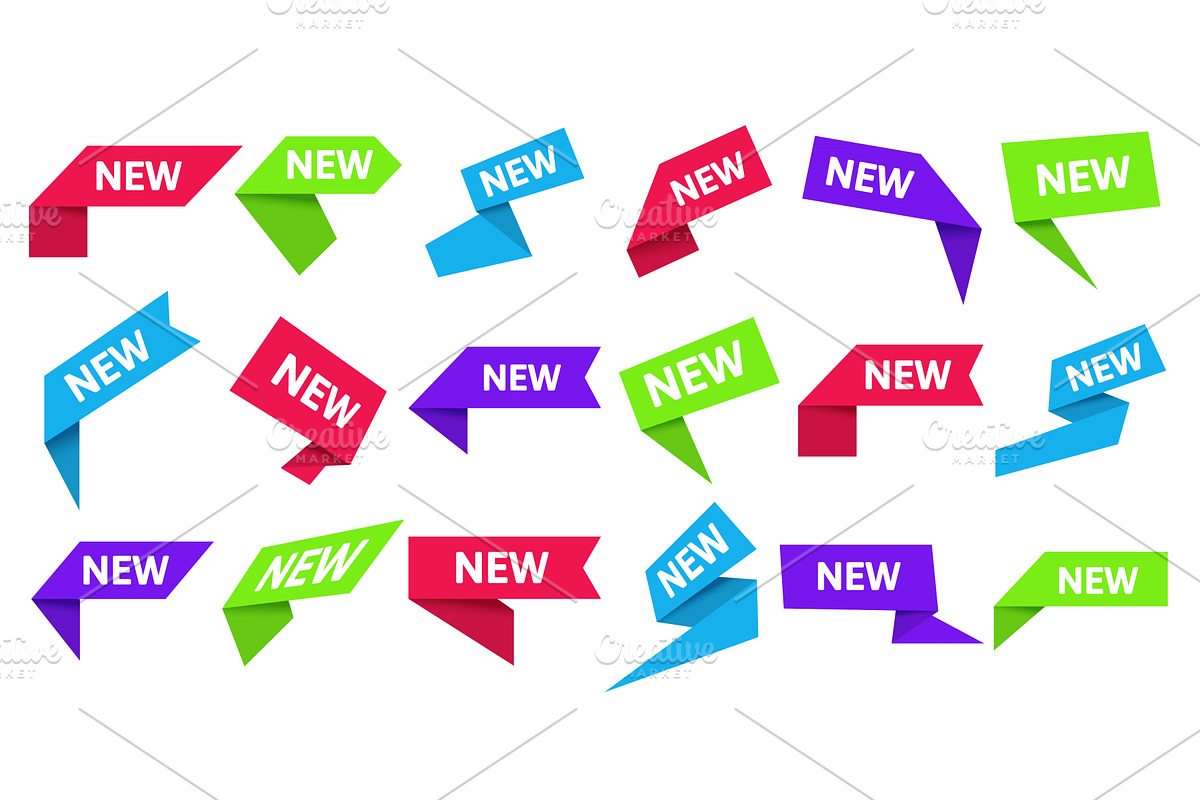 New sign. Sale sticker, tag with new, an Object Illustration by winwin.art