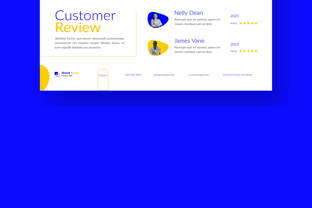 Ecommerce Landing Page, an UI Kit Template by CreativeShaper (Photo 6 of 6)