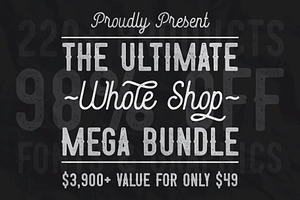 THE ULTIMATE WHOLE SHOP MEGA BUNDLE, an Object Graphic by VozzyStock
