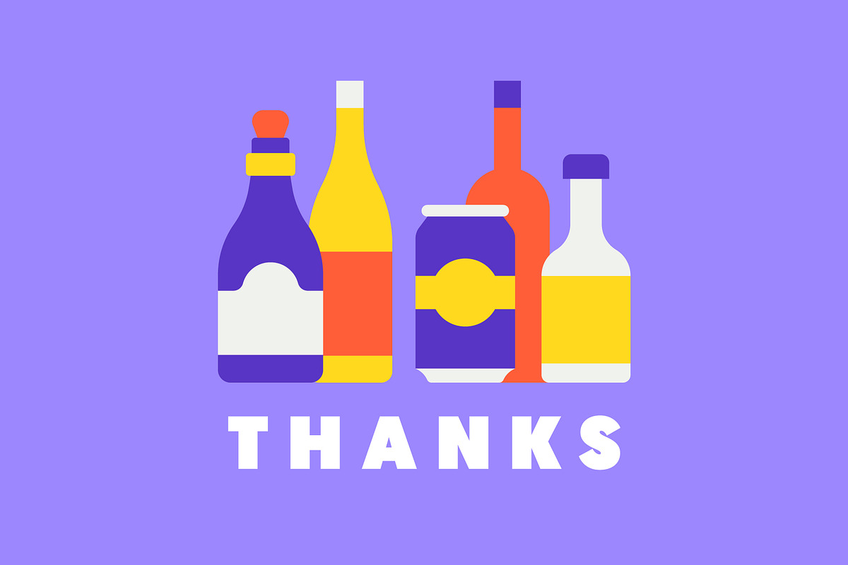 Minimal Flat Bottle Illustrations, an Object Illustration by Léo Alexandre (Photo 6 of 6)
