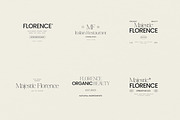 Florence Logo Kit | Logos Ai Eps Psd, a Branding & Logo Template by Feel This (Thumbnail 10 of 11)