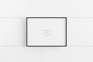 Customizable Wooden Frame Mockup