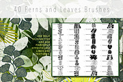 Leafy Ferns Procreate Brushes, a Brushes & More by DeloresArt (Thumbnail 2 of 7)