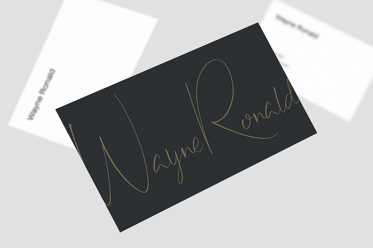 La Fortuna / Stylish Signature Font preview 4