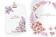 Watercolor Hydrangea Collection, a Decorative Illustration by MayaNavits (Thumbnail 11 of 13)