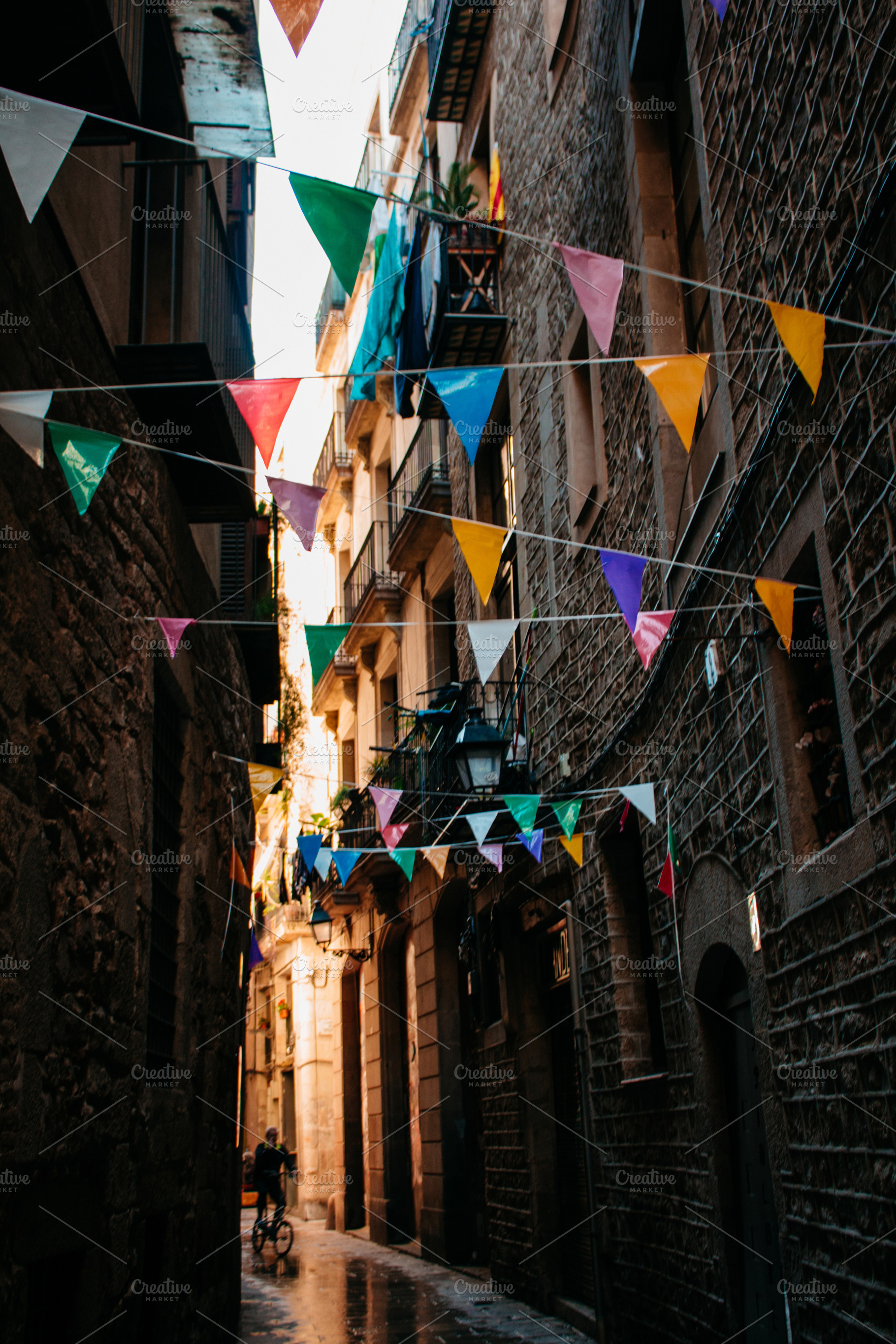 Barcelona Alley, an Architecture Photo by Made by T