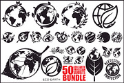 50 Eco Earth Protection Silhouette, an Illustration by Designs_River (Thumbnail 1 of 51)