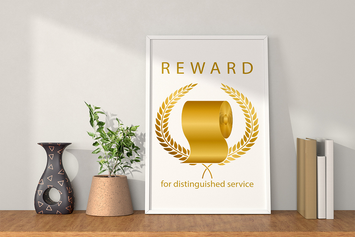 Golden Reward Wreath + Fun Bonus, an Object Graphic by Plaid4You (Photo 7 of 9)