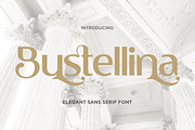 Bustellina | Elegant Sans Serif, a Serif Font by Graphue (Thumbnail 1 of 9)