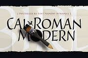 Cal Roman Modern font, a Font by Posterizer KG (Thumbnail 1 of 6)
