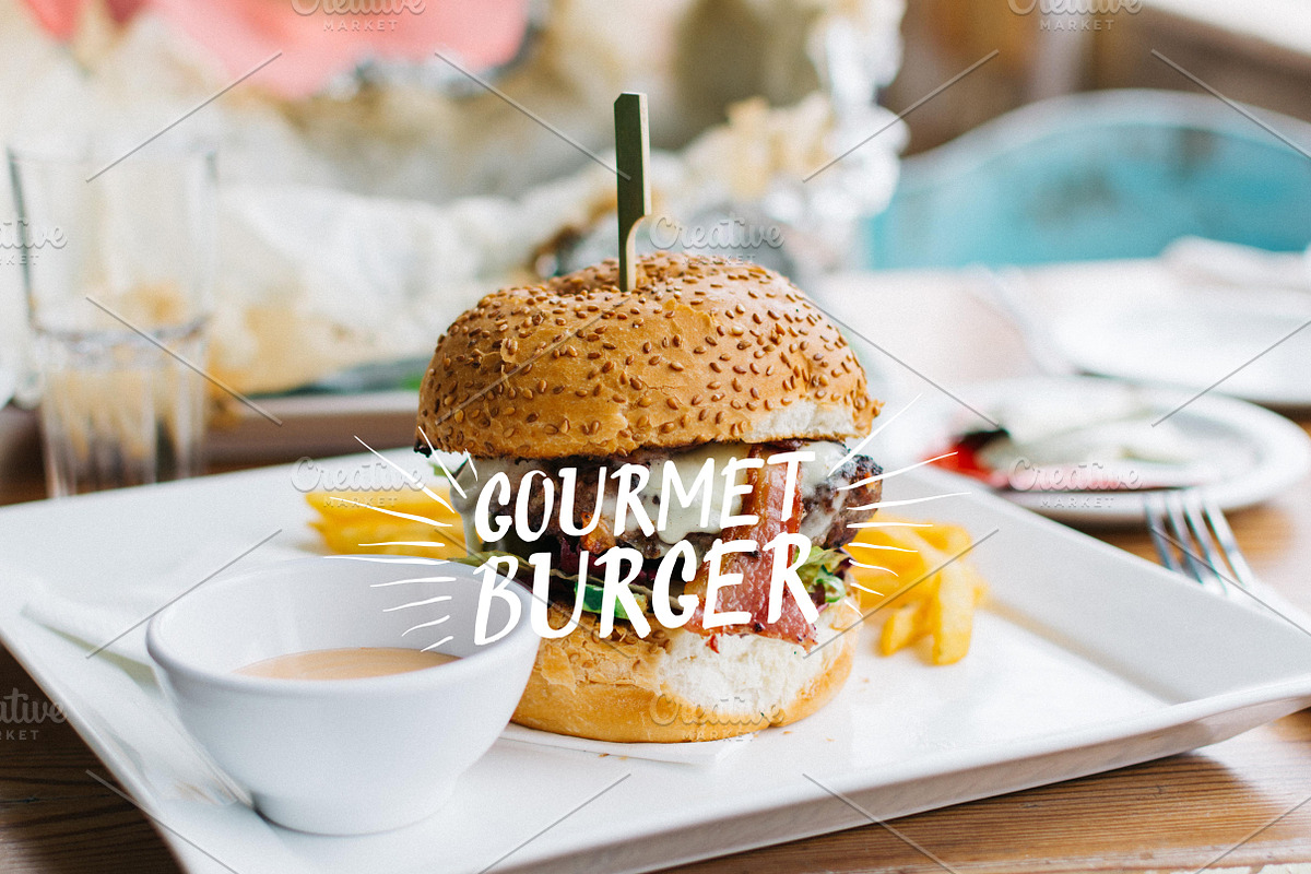 Original Burger Font preview 2