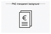 Euro Money Icons Set, an Outline Icon by Designfour (Thumbnail 5 of 7)