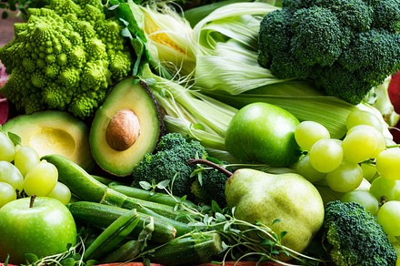 Fresh green vegetables and fruits stock photo containing green and food, a Food & Drink Photo by MAnuta