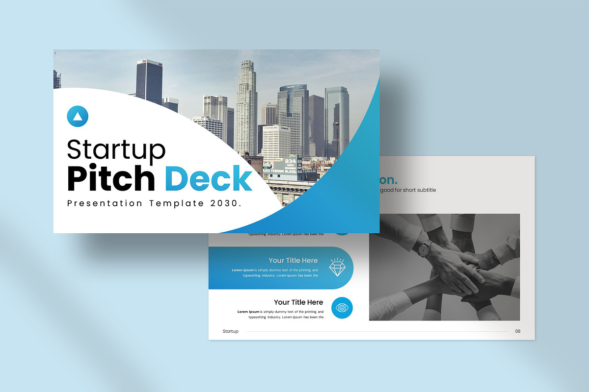 Startup Pitch Deck Template, a Presentation Template by evgenystudio
