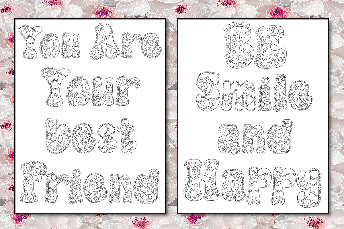 AconitumColoring font, a Symbol Font by danbamstore (Photo 4 of 5)