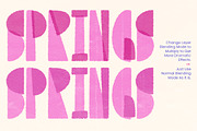 Merimount - Layered Overlay Font, a Sans Serif Font by Rillatype (Thumbnail 3 of 8)
