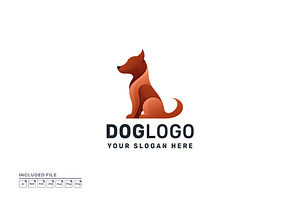 Dog Gradient Colorful Vector Logo, a Branding & Logo Template by yuanesei