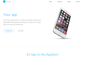 Your App Website Template