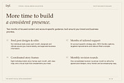 2 Month Social Media Management, a Social Media Template by Layl Atelier (Thumbnail 2 of 8)
