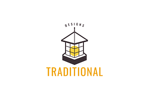 traditional lantern culture logo, a Branding & Logo Template by devastd