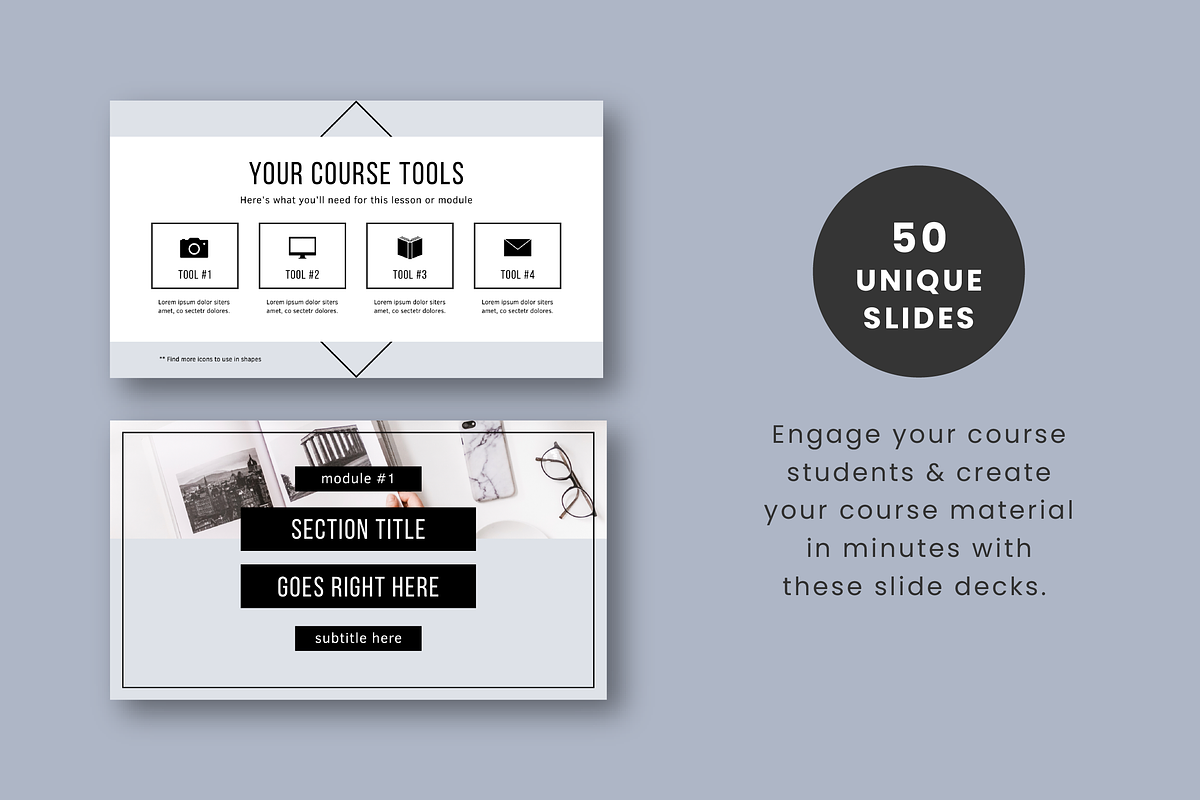 eCourse Resource Bundle, a Design Template by Studio Soluna (Photo 19 of 31)