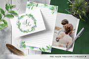 Green leaves. Graphic Set., a Decorative Illustration by LeiaSW (Thumbnail 2 of 9)
