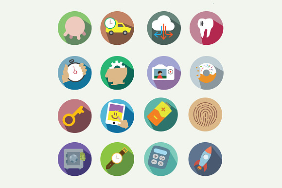 Vector Clean Icons Set