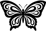 Elegant Butterfly Silhouette, an Object Graphic by Designer_Momina (Thumbnail 10 of 18)