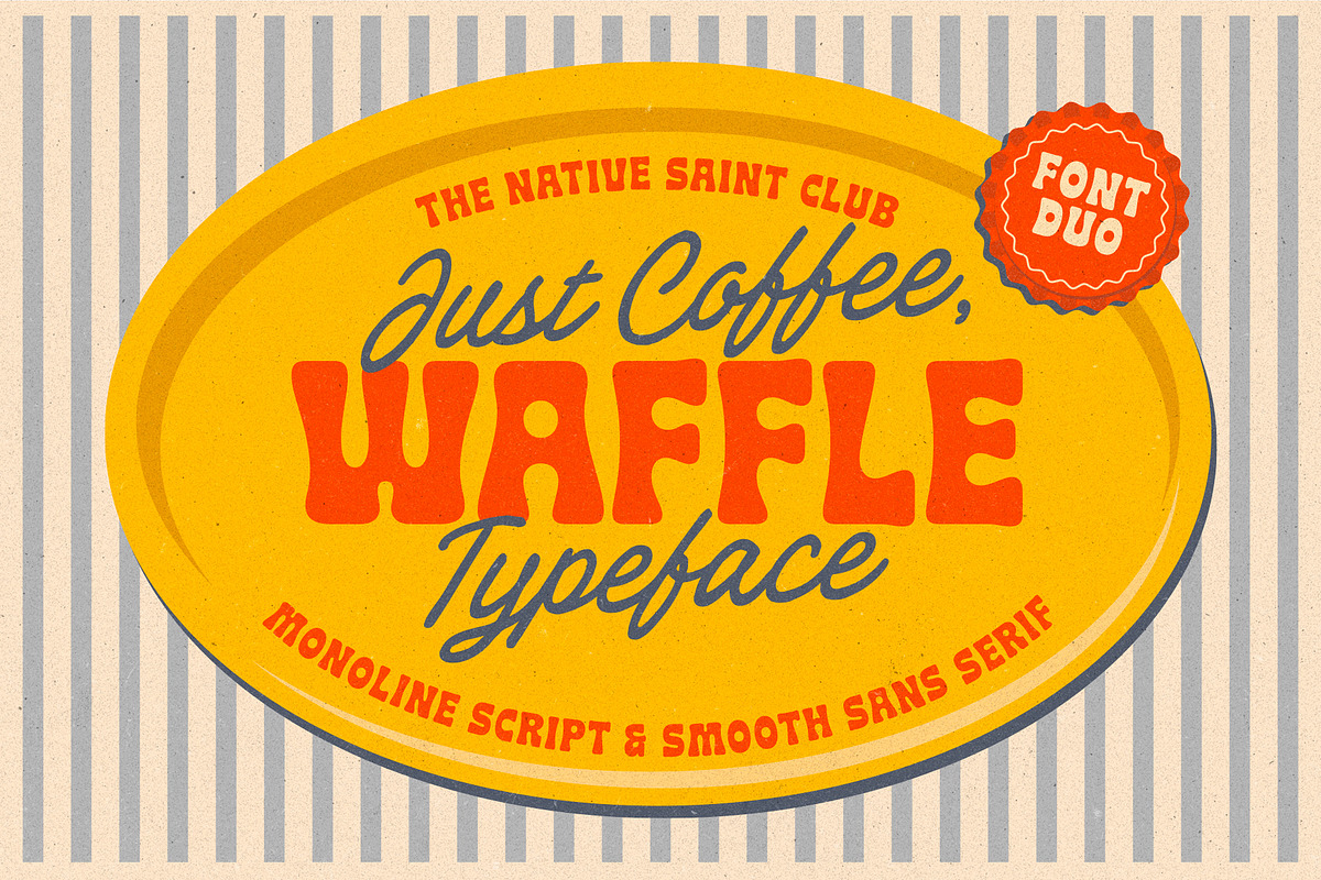 TNSC Coffee & Waffle - Font Duo!, a Sans Serif Font by The Native Saint Club (Photo 2 of 14)