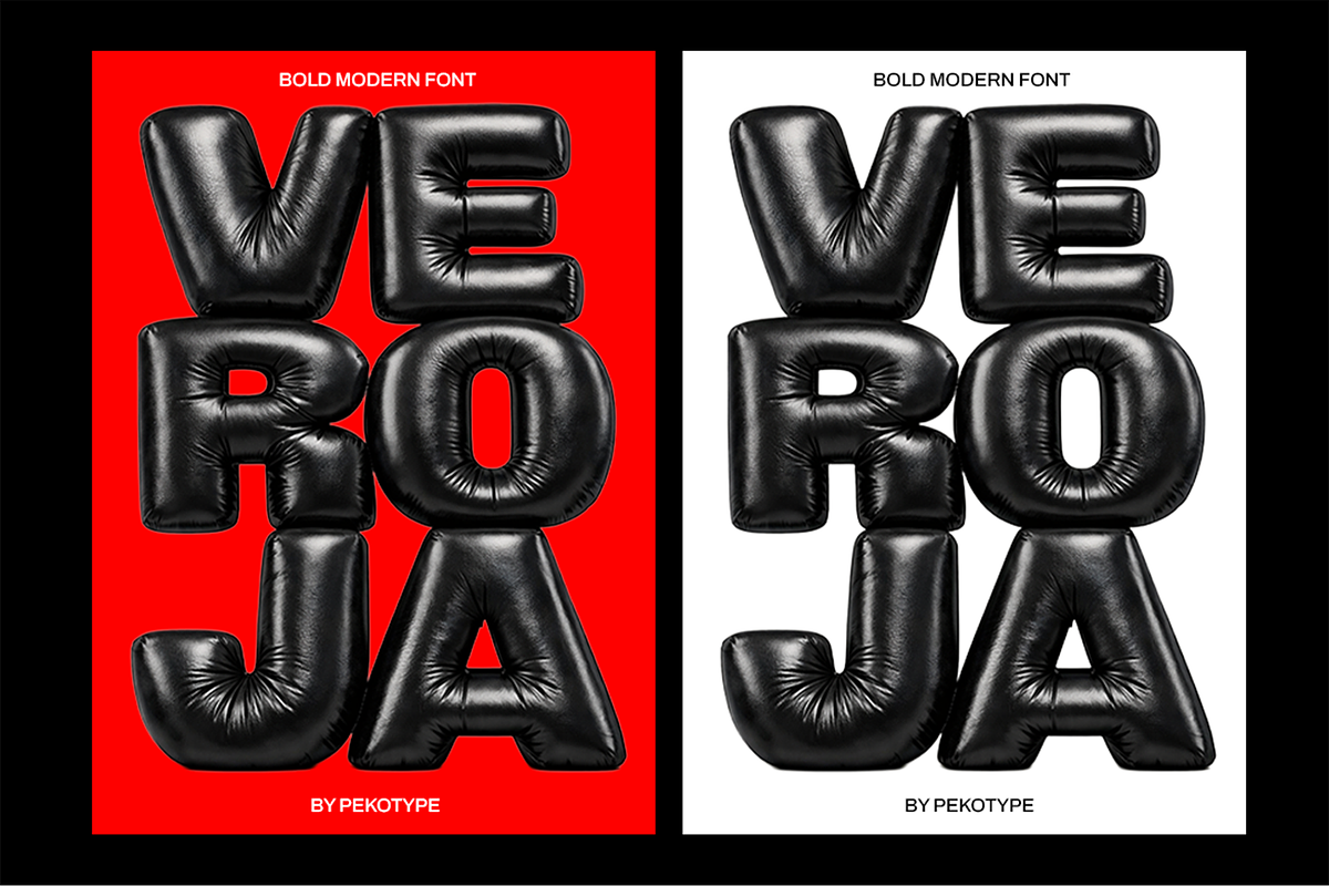 Veroja - Bold Expanded Display Font, a Sans Serif Font by Pekotype (Photo 12 of 15)