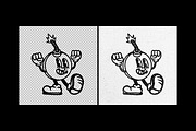 Inked Stamp Text & Logo Effect, a Layer Style Add-On by Design Squad (Thumbnail 3 of 3)