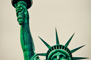 Statue of Liberty Close up, an Architecture Photo by boca2600