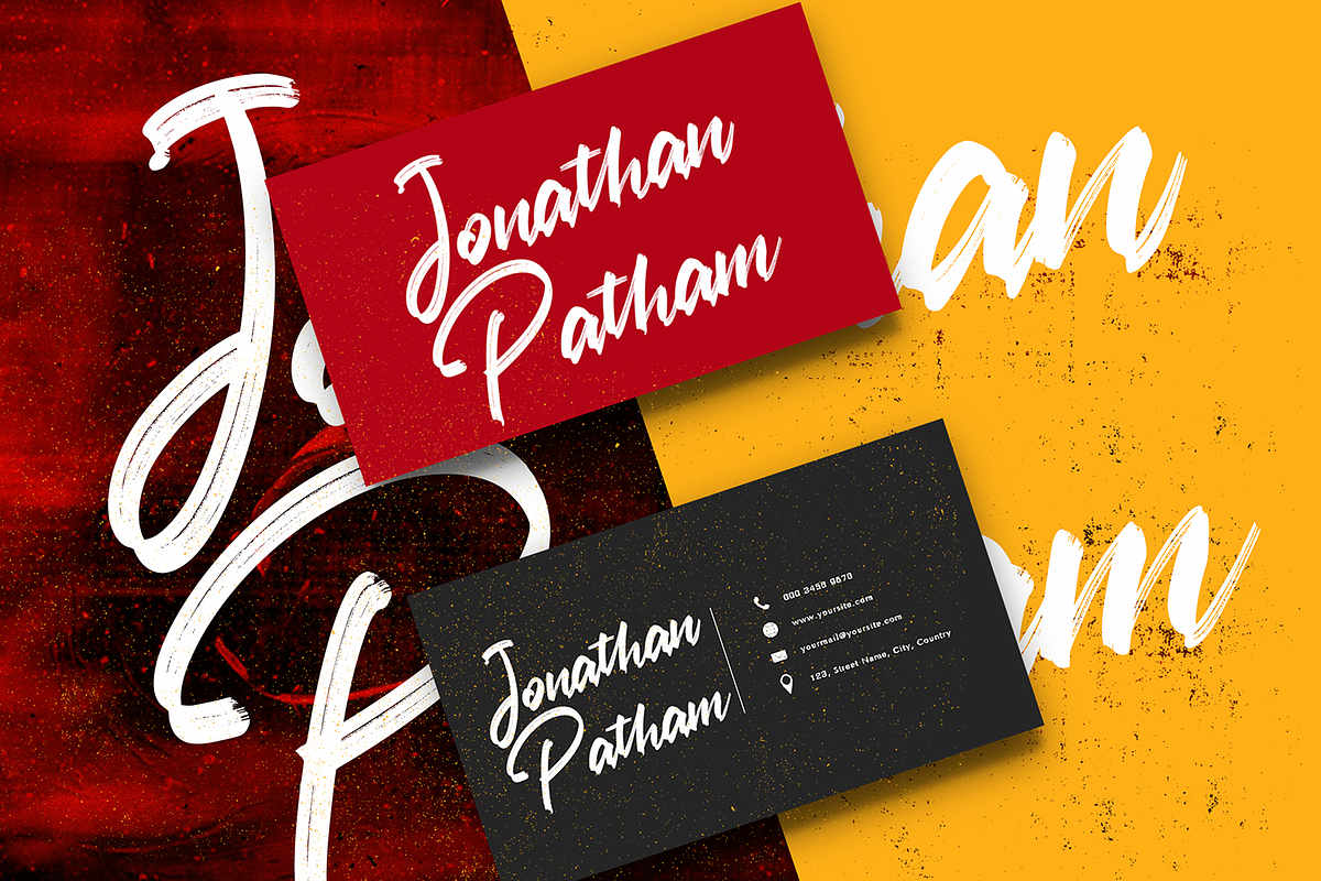Austhind - Stylish Brush Font preview 5