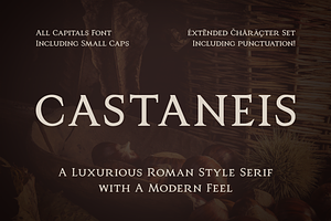 Castaneis - Luxury Roman Style Serif