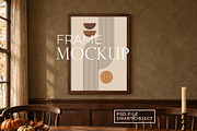 Autumn Vertical Frame Mockup PSD, a Household Mockup by AYAKA Studio Co. (Thumbnail 6 of 6)