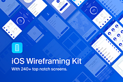 iOS Wireframing Kit, a Wireframe Template by Lubos Volkov (Thumbnail 1 of 9)