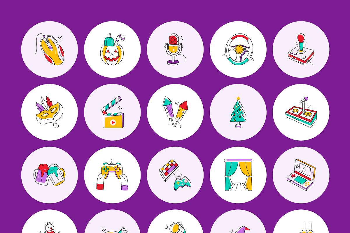 300 Everyday Doodle Icons, an Outline Icon by Creative Stall (Photo 10 of 12)