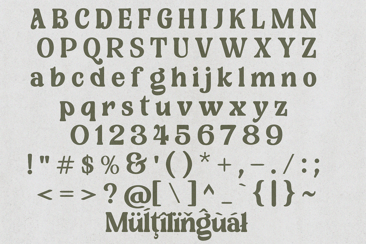 Arinag – Retro Serif Font, a Serif Font by NDNL Studio (Photo 7 of 8)