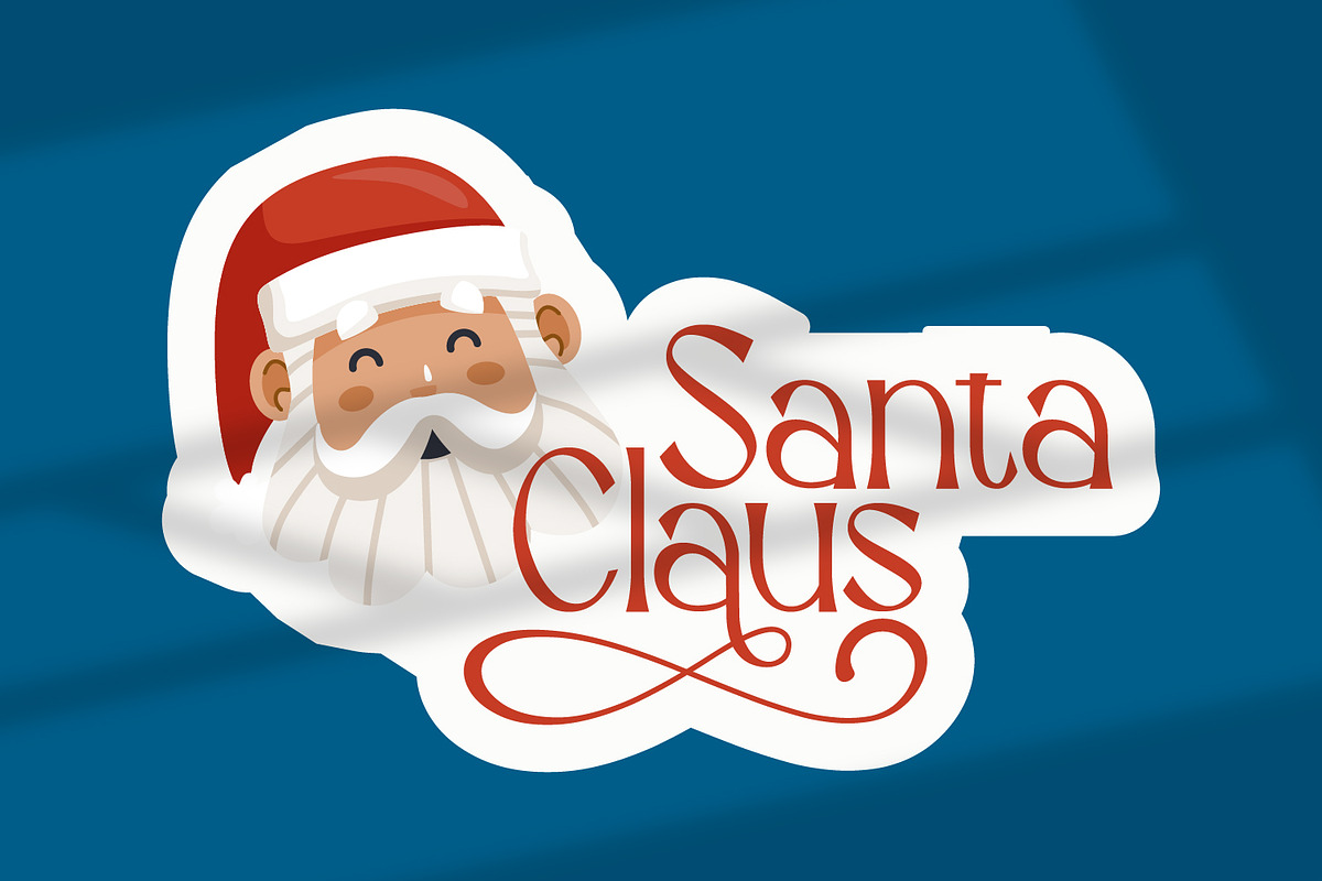Domillack -  Christmas Font, a Serif Font by Rishsketch (Photo 2 of 15)