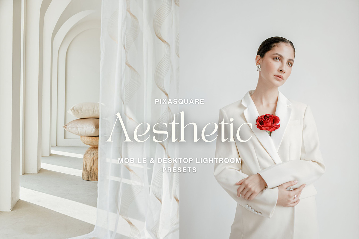 Aesthetic Lightroom Presets Mobile, a Preset Add-On by PixaSquare (Photo 1 of 7)
