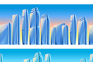 City Skyscrapers Backgrounds.