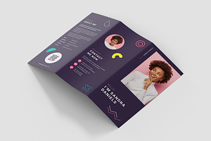 The Resume Brochure Trifold Canva