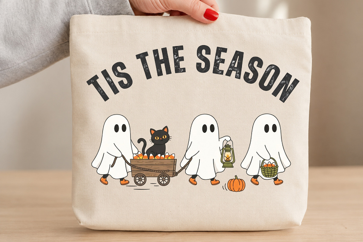 Tis the Season Ghost PNG, a Seasonal Illustration by DreamCafeArt (Photo 3 of 7)