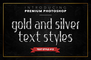 Gold & Silver #1 - 20 Text Styles, a Layer Style Add-On by Jonas Stensgaard (Thumbnail 13 of 23)