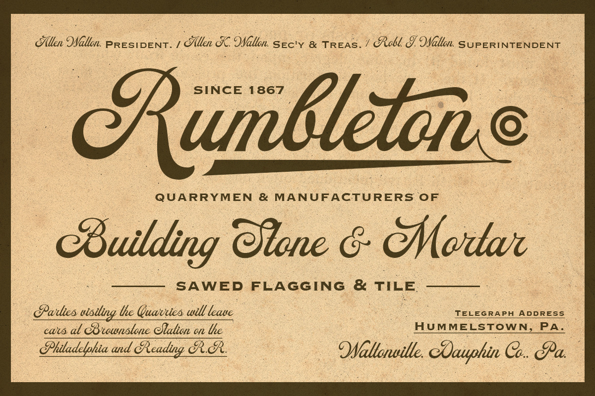 The Seaside Harbor - Vintage Script, a Script Font by Letterhend Studio (Photo 6 of 8)