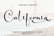 California | Script Font, a Handwritten Font by Scratchones (Thumbnail 1 of 9)