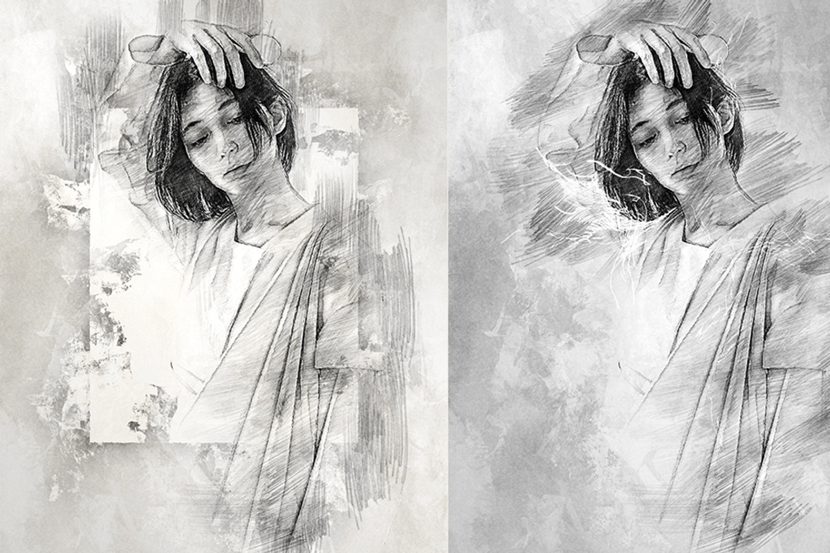 GAllerist (Drawing) Photoshop Action, an Action Add-On by GorynArt (Photo 2 of 16)