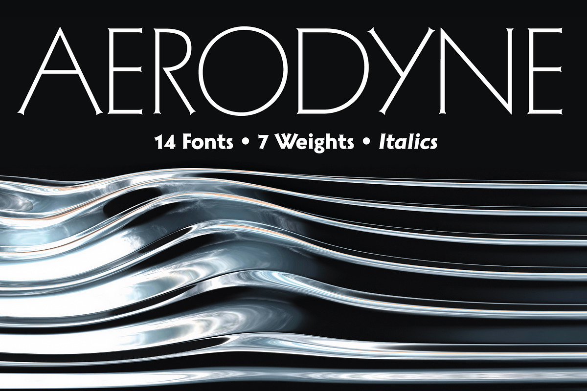 Aerodyne Font Family, a Serif Font by Mysterylab Designs (Photo 2 of 9)