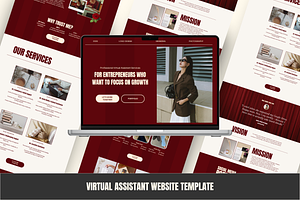Virtual Assistant Website Template