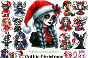 Cute Gothic Christmas Character, an Illustration by Craft Nest (Thumbnail 1 of 6)